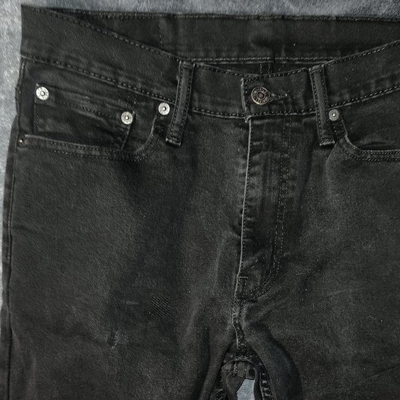 Levi Strauss Men's 513 Black jeans in size 30/31 - Picture 5 of 7